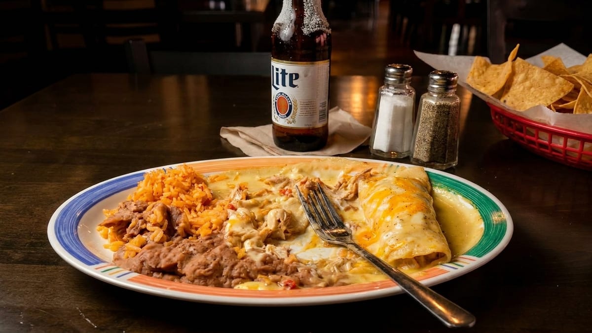 Breakfast, lunch, dinner, and a cold beer