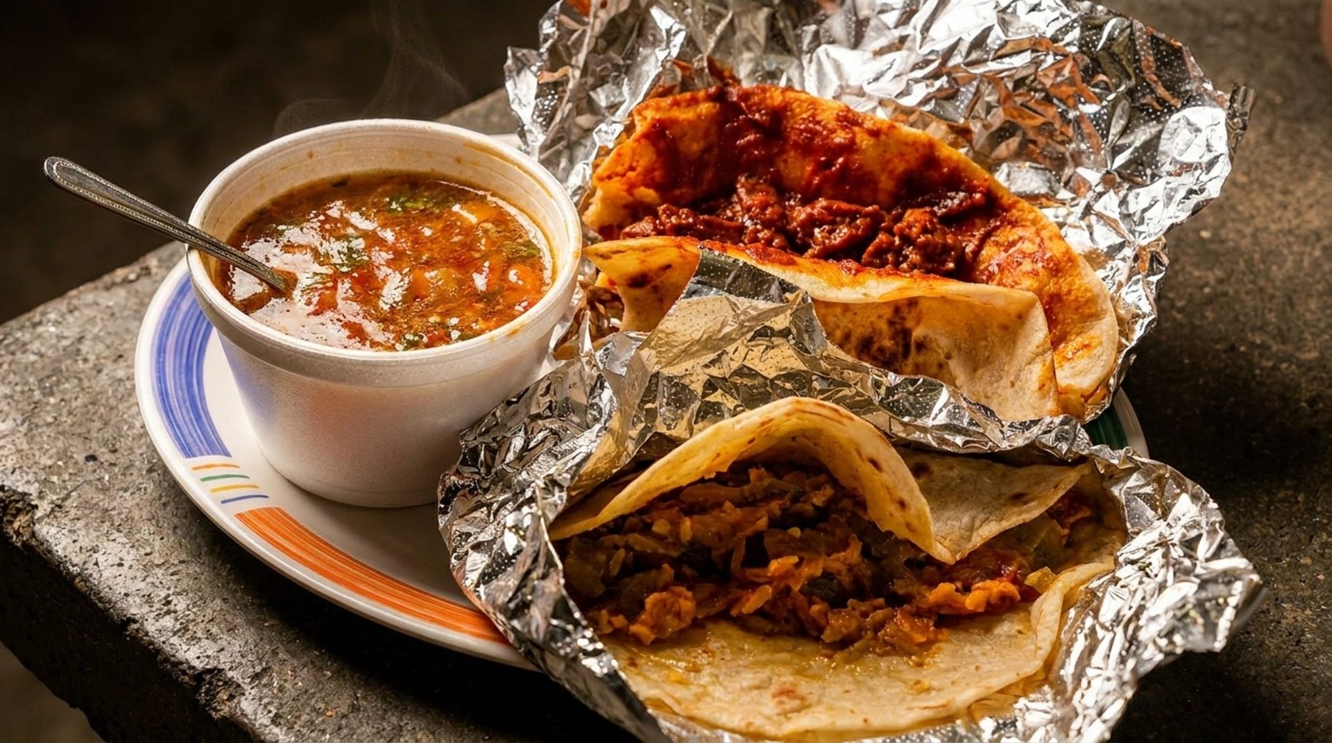 Breakfast tacos and morning plates