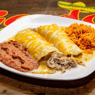 Chicken Enchilada Plate