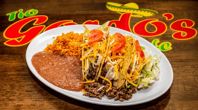 Beef Taco Plate.