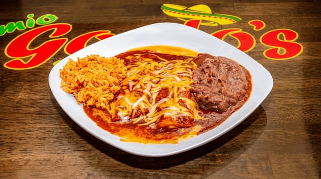 Cheese Enchilada Plate.